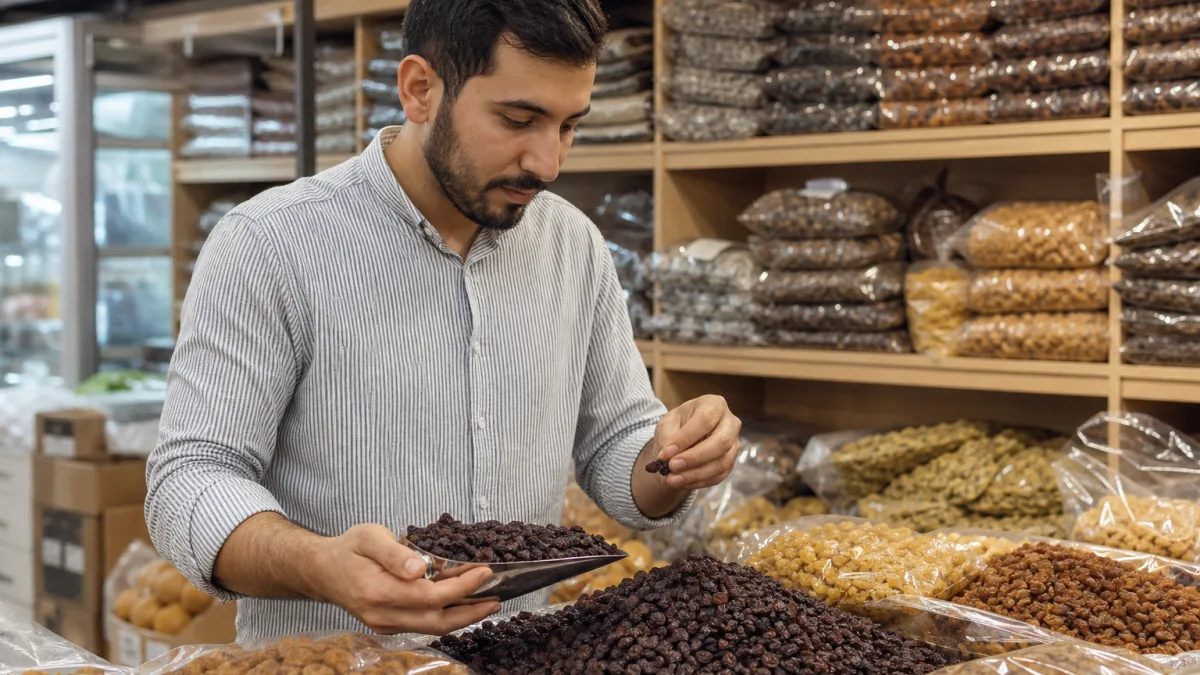 قیمت کشمش پلویی صادراتی برای کاربردهای غذایی و عمده‌فروشی