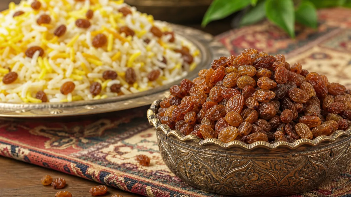 کشمش پلویی شیرین عسل