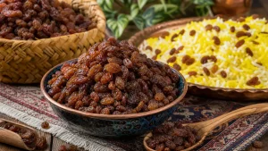 برای پلو کشمش پلویی خانگی یا آماده؟