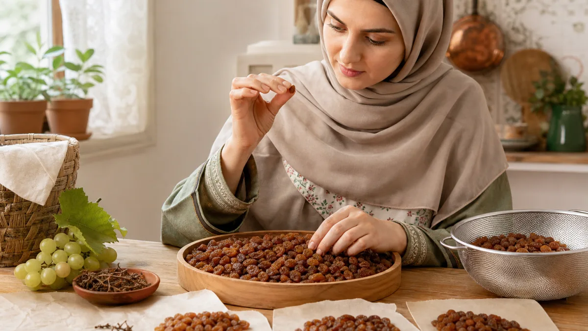 برای پلو کشمش پلویی خانگی یا آماده؟