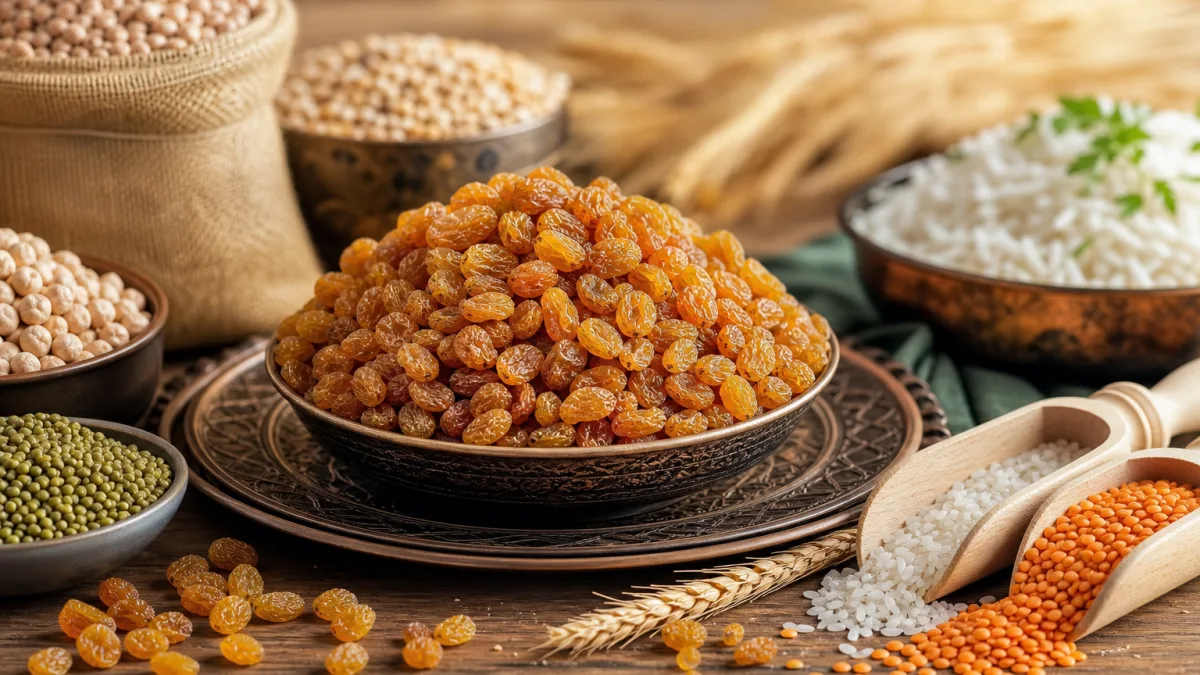 برای پخت روزانه کشمش پلویی شهدانه
