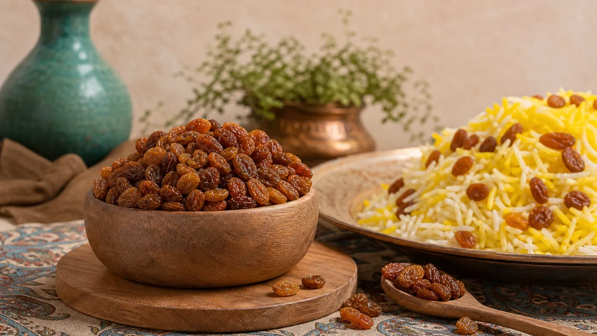 کشمش پلویی سحرخیز